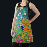 Blumengarten, Gustav Klimt Schürze<br><div class="desc">Gustav Klimt (14. Juli 1862 - 6. Februar 1918) war ein österreichischer symbolischer Maler und einer der prominentesten Mitglieder der Wiener Sezessionsbewegung. Klimt ist bekannt für seine Gemälde, Wandmalereien, Skizzen und andere Kunstgegenstände. Neben seinen figurativen Werken, die Allegorien und Portraits enthalten, malte er Landschaften. Unter den Künstlern der Wiener Sezession...</div>