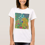 Blumengarten, Gustav Klimt T-Shirt<br><div class="desc">Gustav Klimt (14. Juli 1862 - 6. Februar 1918) war ein österreichischer symbolischer Maler und einer der prominentesten Mitglieder der Wiener Sezessionsbewegung. Klimt ist bekannt für seine Gemälde, Wandmalereien, Skizzen und andere Kunstgegenstände. Neben seinen figurativen Werken, die Allegorien und Portraits enthalten, malte er Landschaften. Unter den Künstlern der Wiener Sezession...</div>