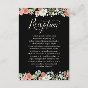 Blumengarten Hochzeitskarten Begleitkarte