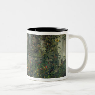 Blumengarten in Blüte, 1904 Zweifarbige Tasse