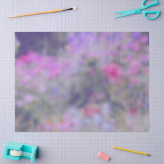 Blumengarten in rosa lila violett sieht traumhaft seidenpapier