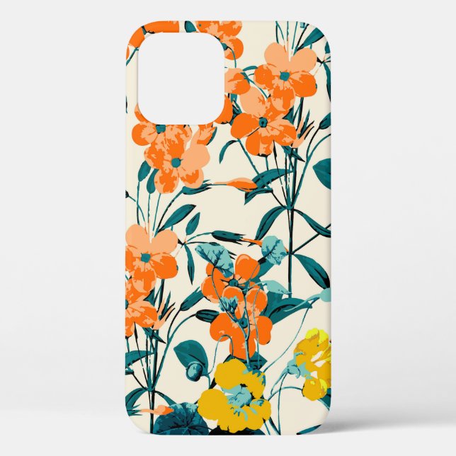 Blumengarten. Kleine Niedliche Florale und Zweigst Case-Mate iPhone Hülle (Rückseite)