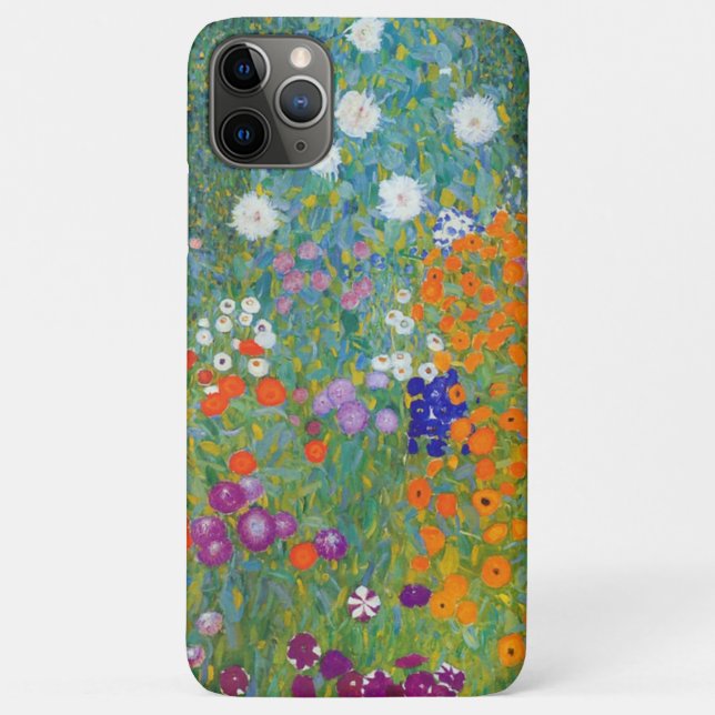 Blumengarten Landschaft Gustav Klimt Case-Mate iPhone Hülle (Rückseite)