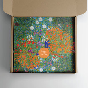 Blumengarten Landschaft Gustav Klimt Seidenpapier