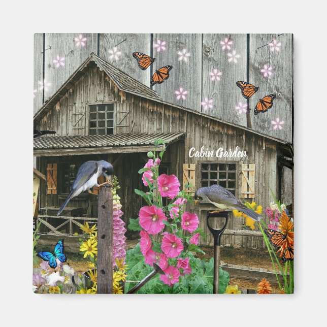 Blumengarten Magnet (Vorne)