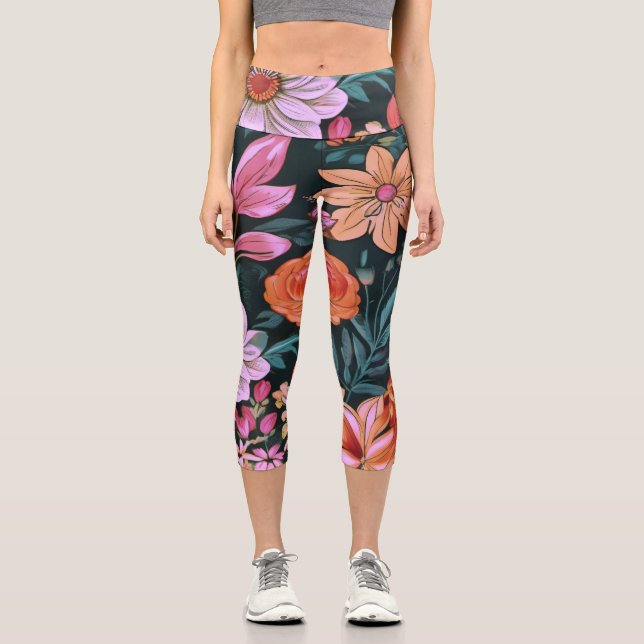 Blumengarten Mirage Capri Leggings (Vorderseite)