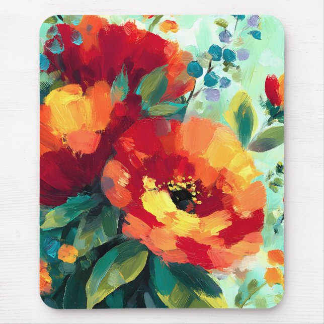 Blumengarten Mousepad (Vorne)