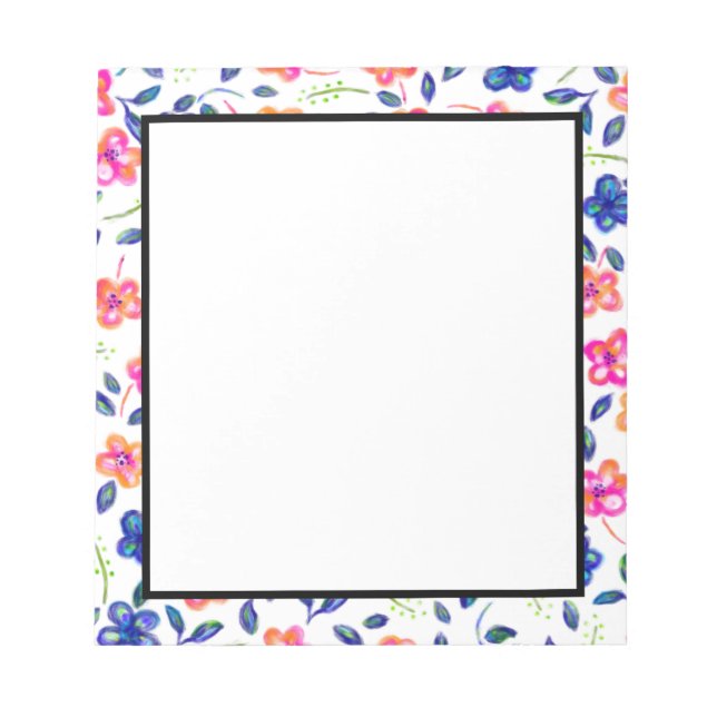 Blumengarten Notizblock (Vorderseite)