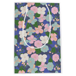 Blumengarten Pastel Mittlere Geschenktüte