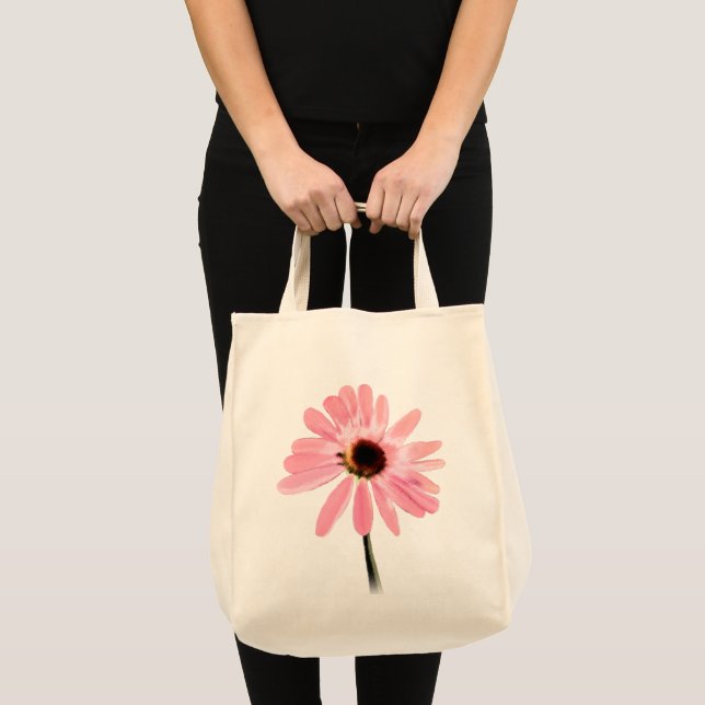 Blumengärten Pink Cone Blume Bag Tragetasche (Vorderseite (Produkt))