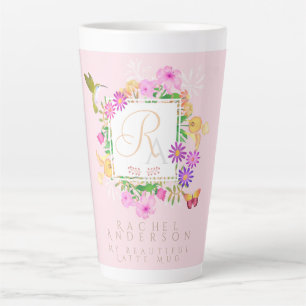 Blumengarten Pink Latte Milchtasse