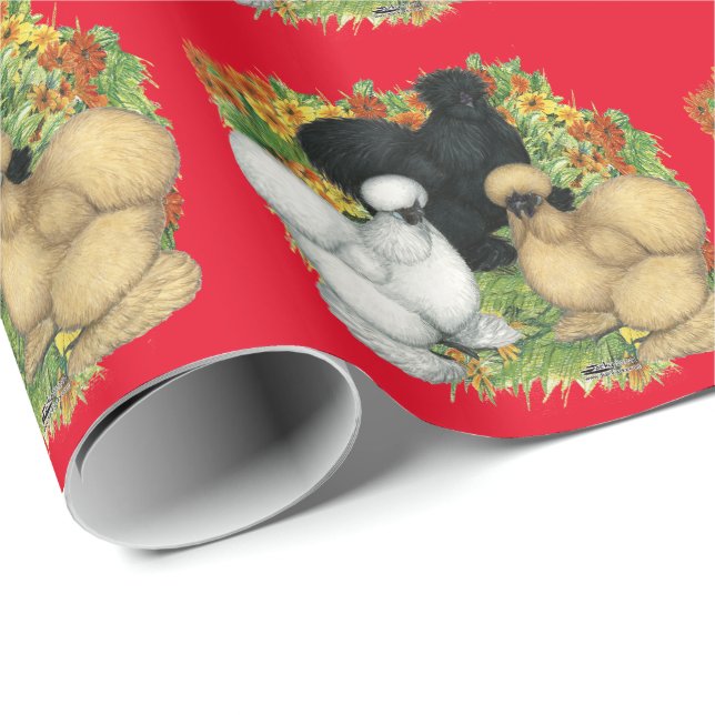 Blumengarten Silkies Geschenkpapier (Rolleneckpunkt)