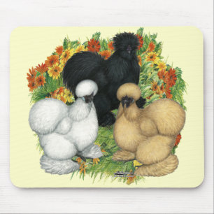 Blumengarten Silkies Mousepad
