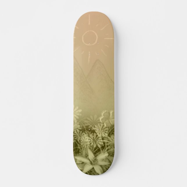 Blumengarten Skateboard (Vorne)