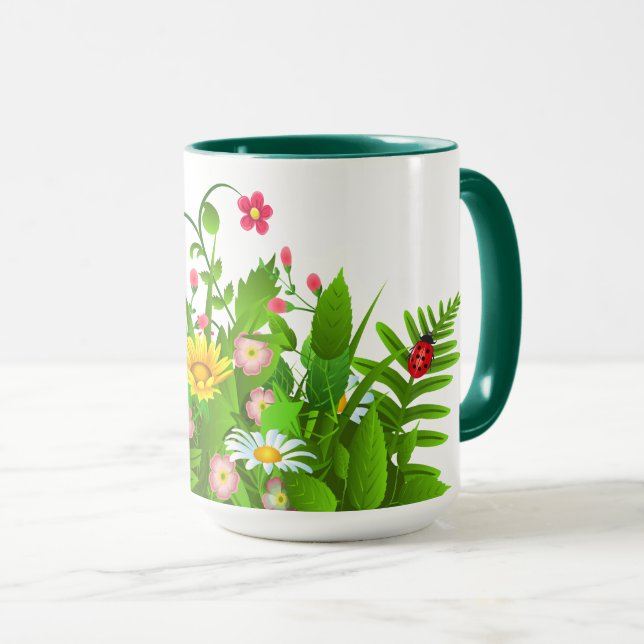 Blumengarten Tasse (VorderseiteRechts)