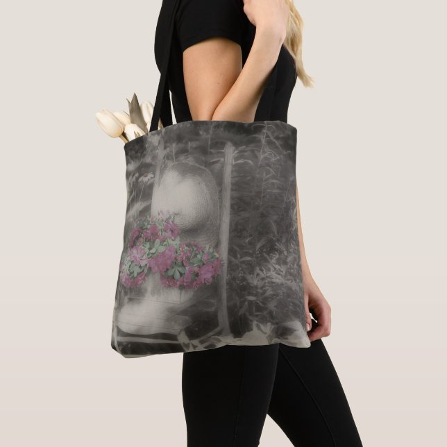 Blumengarten Teilfarbe  Tasche (Von Nahem)
