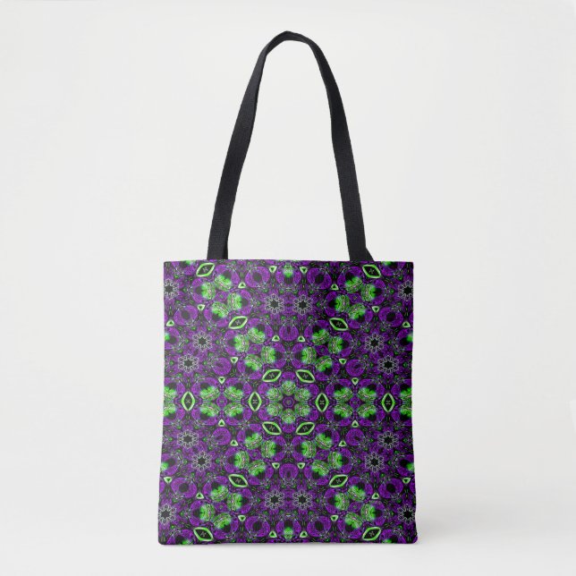Blumengarten und Schmetterlinge.... Tasche (Vorderseite)