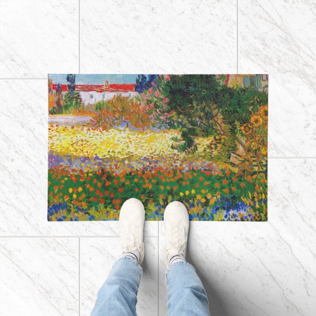 Blumengarten, Van Gogh Fußmatte (Indoor)