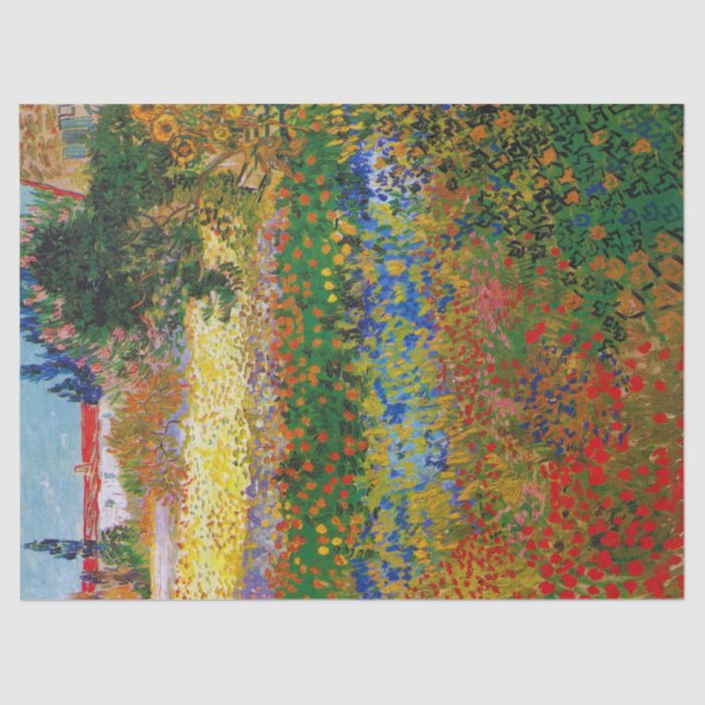 Blumengarten, Van Gogh Seidenpapier (Vorderseite)