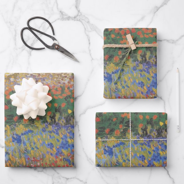 Blumengarten - Vincent van Gogh Geschenkpapier Set (Vorderseite)