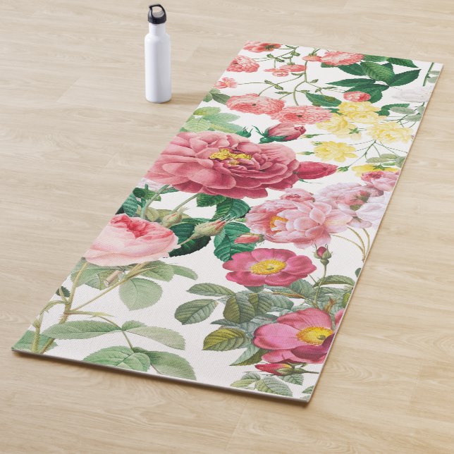Blumengarten Vintager Frühlingsgarten Rose Yogamatte (Beispiel)