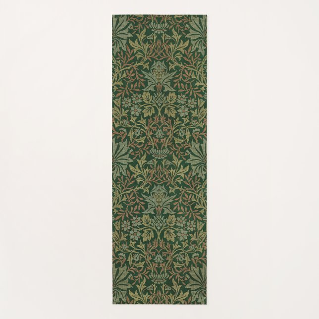 Blumengarten Vintages Ornament Illustration Yogamatte (Vorderseite)