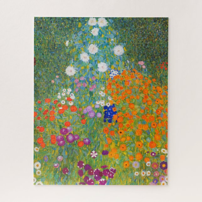 Blumengarten von Gustav Klimt (Vertikal)