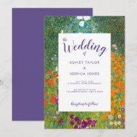 Blumengarten von Gustav Klimt Blumenhochzeit