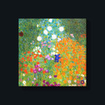 Blumengarten von Gustav Klimt Canvas Print Leinwanddruck<br><div class="desc">Bauerngarten / Blumengarten / Hütte Garden Vintage Kunst,  1905 von dem österreichischen Symbolik & Jugendstil Künstler Gustav Klimt (1862-1918) bemalt.</div>