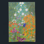 Blumengarten von Gustav Klimt Geschirrtuch<br><div class="desc">Bitte besuchen Sie mein Geschäft für mehr interessantes Design und mehr Farbwahl.
=> zazzle.com/colorfulworld*</div>