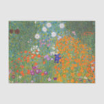 Blumengarten von Gustav Klimt Seidenpapier<br><div class="desc">Schönes farbenfrohes Gemälde eines Blumengartens von Gustav Klimt. Phantastische Farbvariationen und wunderschöne Blume passen einfach wunderschön zu vielen wunderbaren Produkten und Geschenkideen.</div>