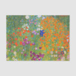Blumengarten von Gustav Klimt  Seidenpapier<br><div class="desc">Besuchen Sie bitte meinen Laden für interessanteres Design und mehr Farbwahl => zazzle.com/colorfulworld*</div>