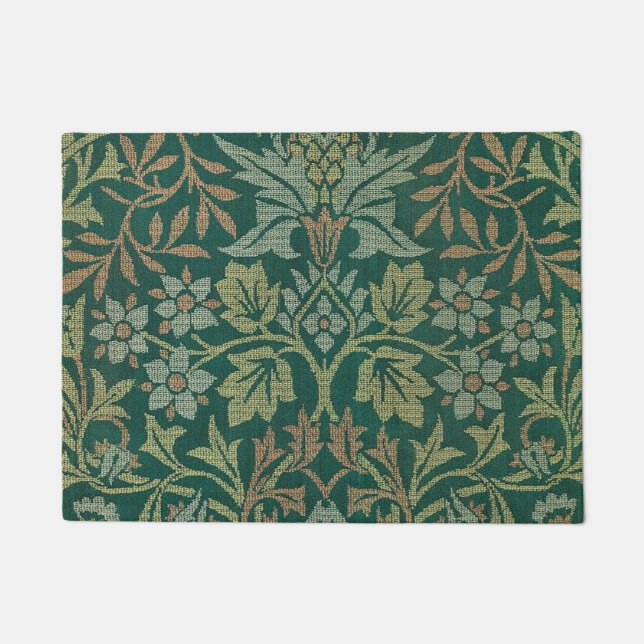 Blumengarten von William Morris Fußmatte (Vorderseite)
