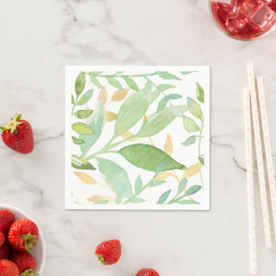 Blumengarten Wasserfarbe Papier Napkins Serviette
