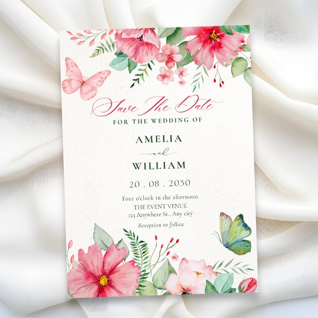 Blumengartenhochzeit Save The Date (Von Creator hochgeladen)