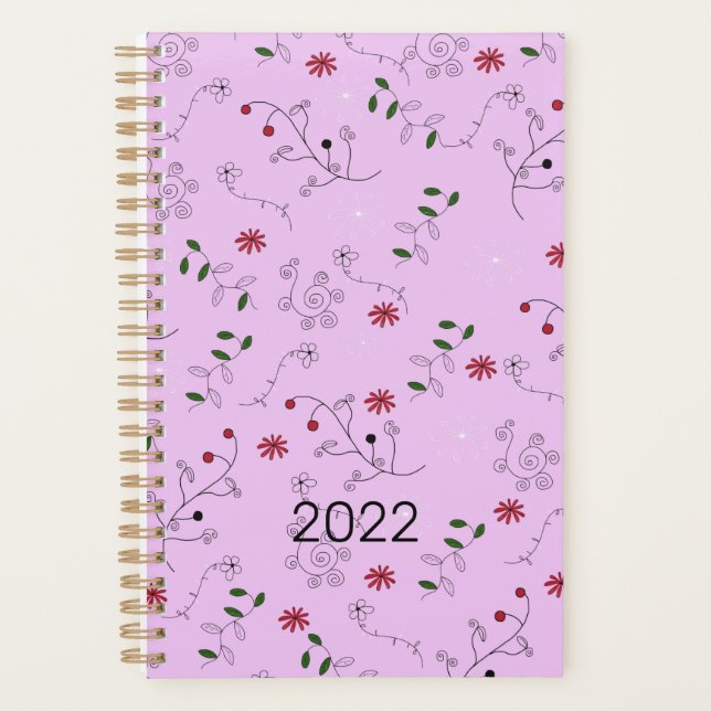 Blumengartenmuster 2022 planer (Vorderseite)
