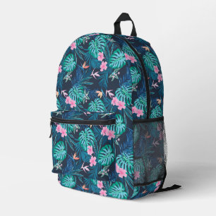 Blumengartenmuster Bedruckter Rucksack