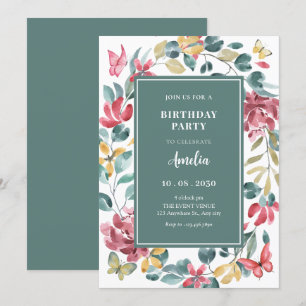 Blumengebirge Einladung