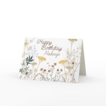Blumengeburten Rustic Boho Whimsical Wildblumen Ge