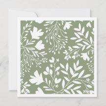 Blumengefilde Träume Botanische Silhouetten Salbei