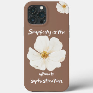 Blumengehäuse mit Eleganz der Einfachheit Case-Mate iPhone Hülle