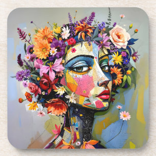 "Blumengeometrie" - Ein botanisches Portrait Getränkeuntersetzer
