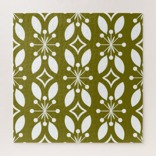 Blumengeometrie: Vintages Nahtloses Muster.