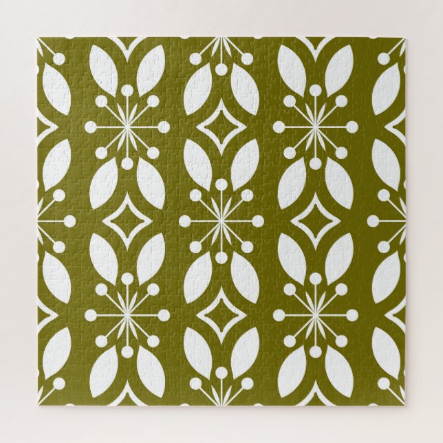 Blumengeometrie: Vintages Nahtloses Muster. (Vertikal)
