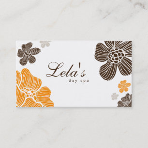 Blumengeschäfts-Karten-Salon-Wellness-Center Visitenkarte