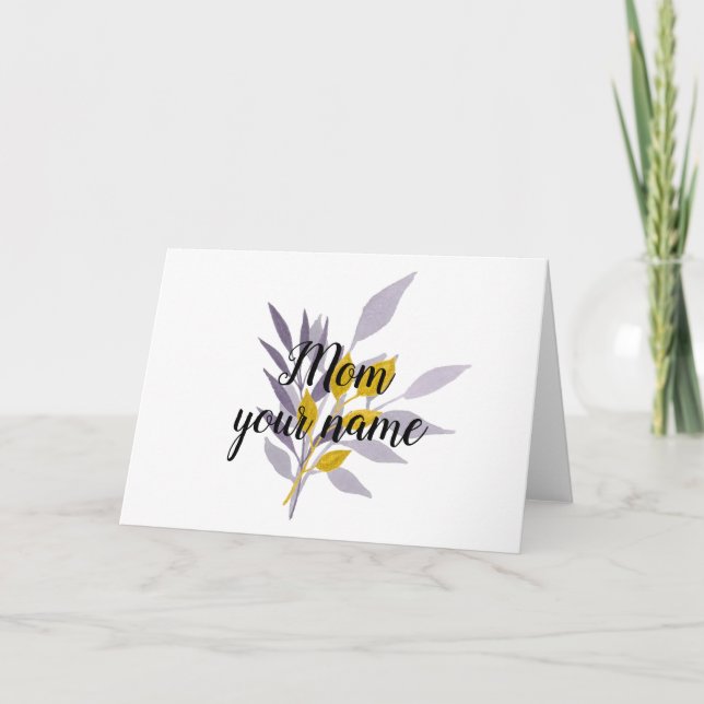 Blumengeschenk 1 karte (Vorderseite)