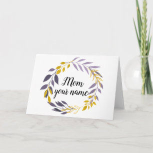 Blumengeschenk für Mamas Karte