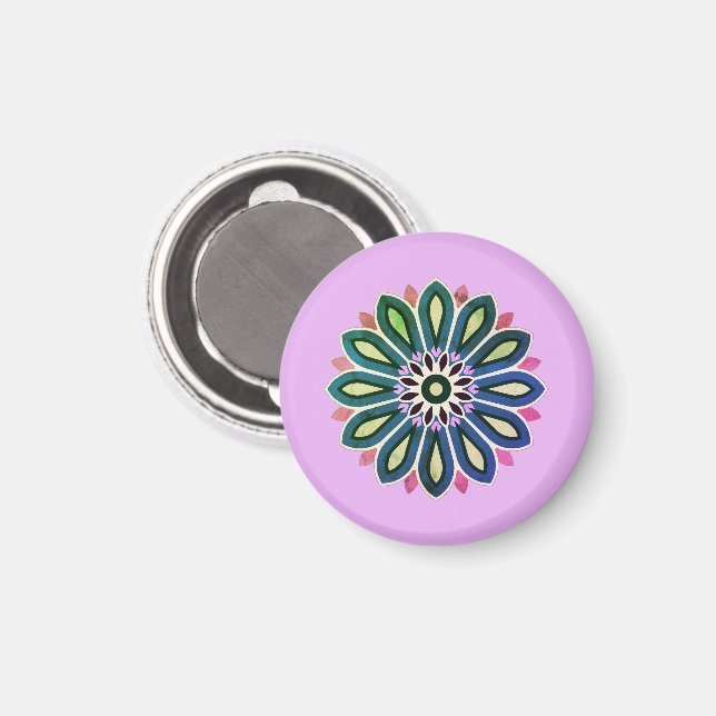 BLUMENGESCHENK FÜR MUTTER TOCHTER SCHWESTER FREUND MAGNET (Vorderseite/Rückseite)