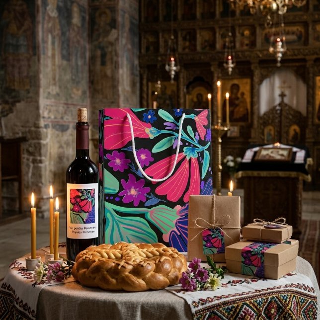 Blumengeschenk  mittlere geschenktüte (Von Creator hochgeladen)