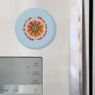 BLUMENGESCHENK MUTTER TOCHTER SCHWESTER LEHRERIN F MAGNET